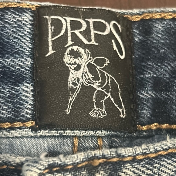 PRPS El Camino Boyfriend Taper Distressed Jeans Women size 27 - Picture 9 of 16